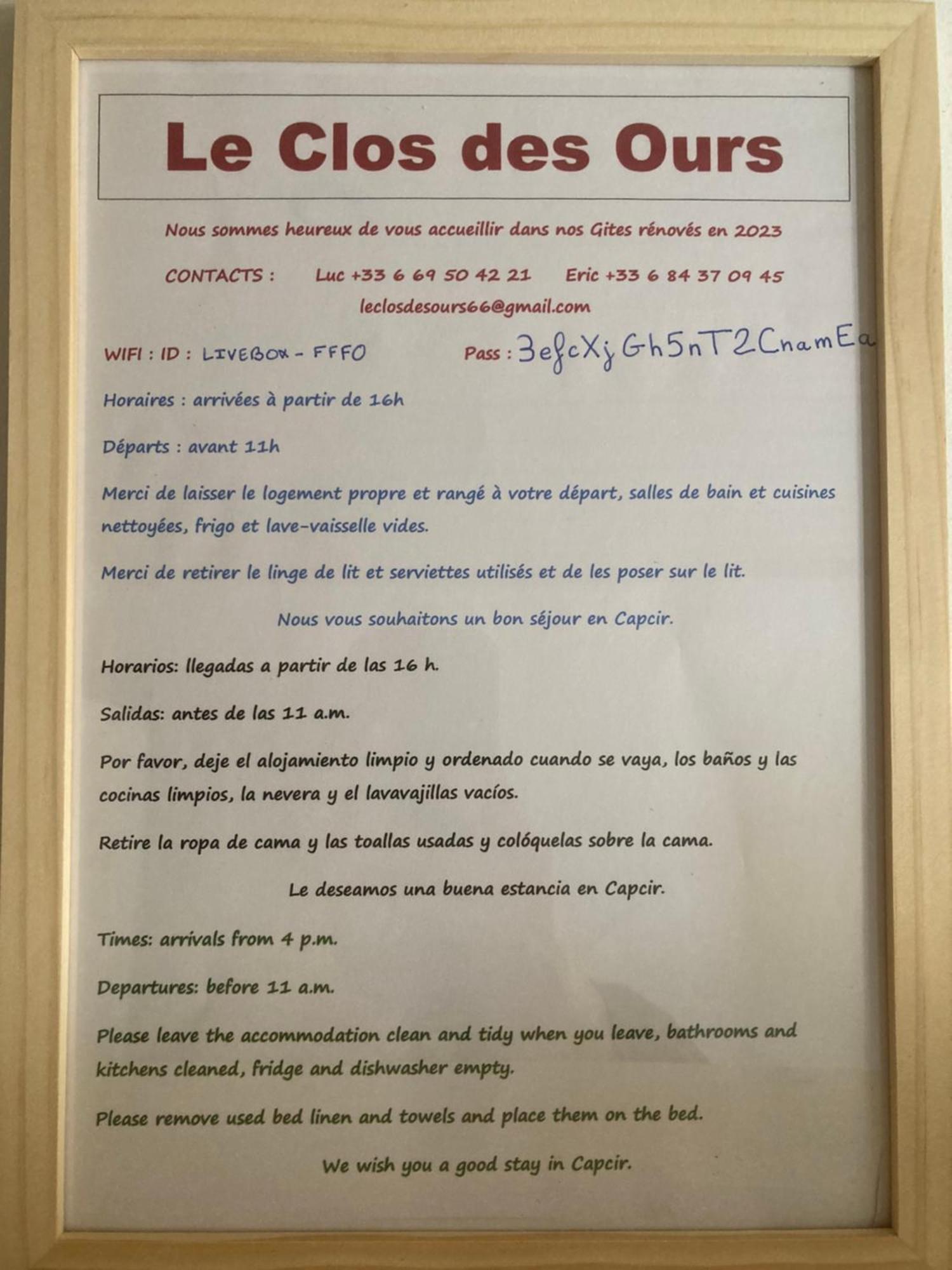 Maison Canelle Le Clos Des Ours Matemale Zewnętrze zdjęcie